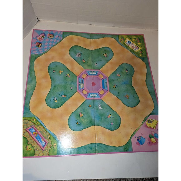 Vintage 1994 Polly Pockets Game Board Only Rose Art - Picture 4 of 6